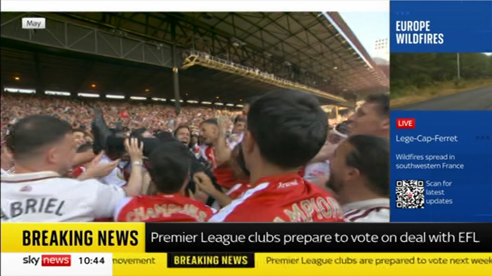 Broadcast still at 14m. Sky News, Sky News Today With Matt Barbet, 26 July 2026.