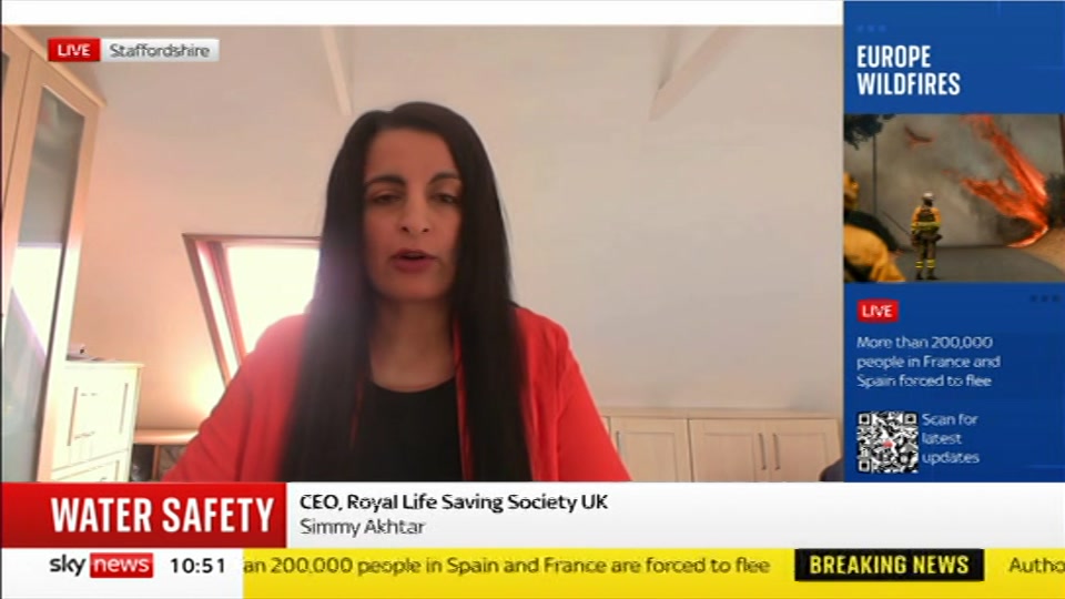 Broadcast still at 21m. Sky News, Sky News Today With Matt Barbet, 26 July 2026.