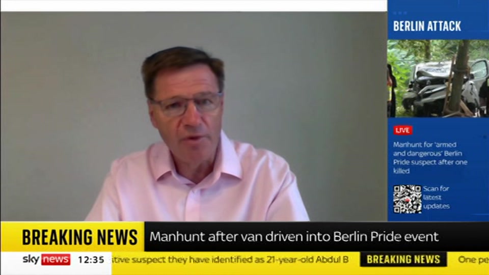 Still from Sky News at 5:00