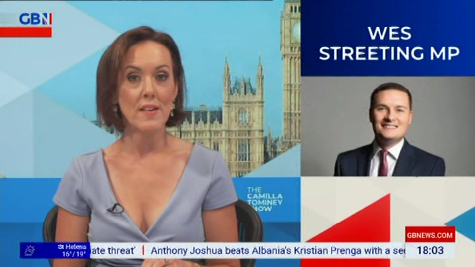 Still from GB News at 3:00