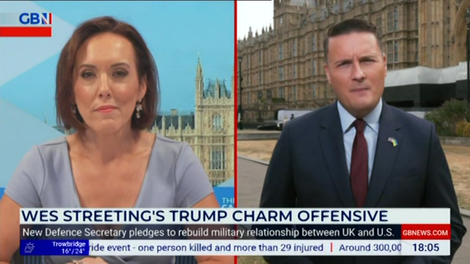 Still from GB News at 5:00