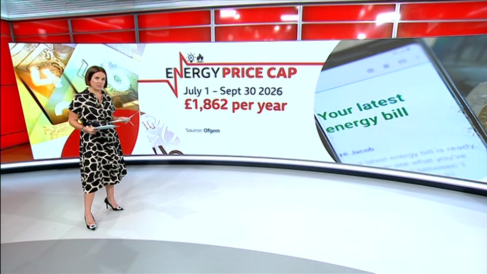 Broadcast still at 26m. BBC One, BBC News at One including..., 1 July 2026.