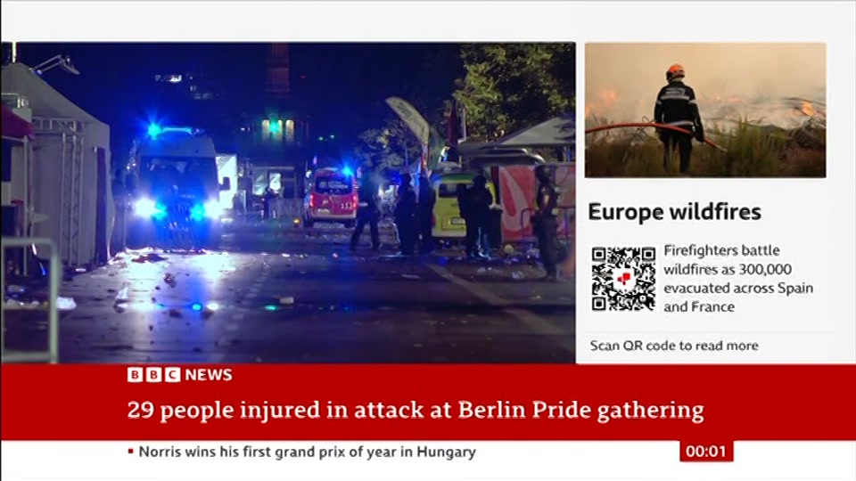 Still from BBC NEWS at 1:00