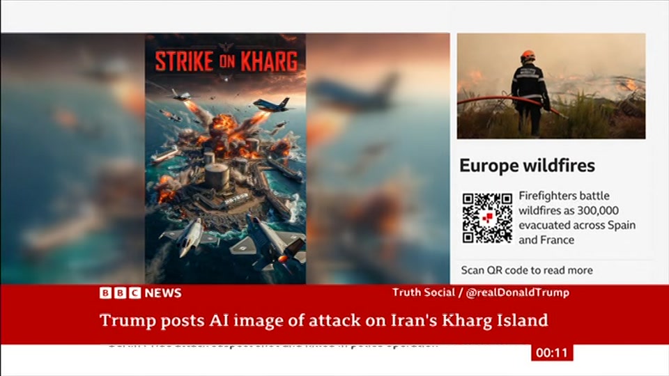 Still from BBC NEWS at 11:00