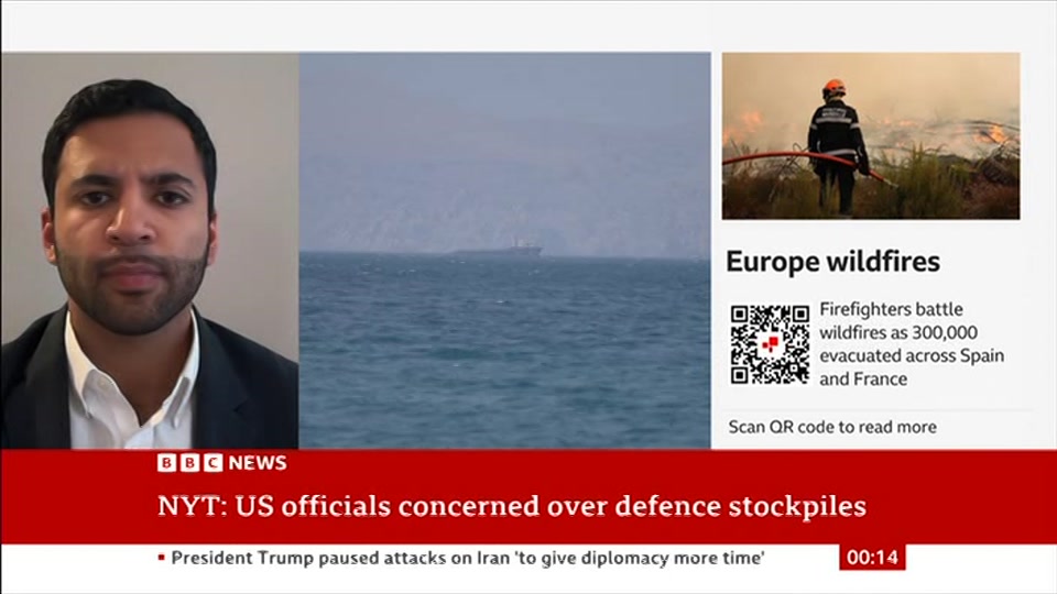 Still from BBC NEWS at 14:00