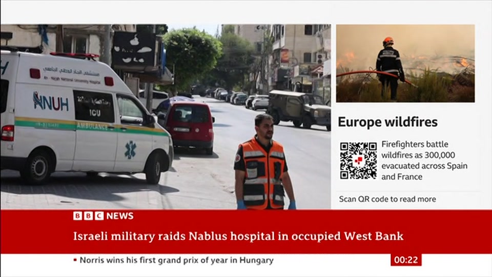 Still from BBC NEWS at 22:00