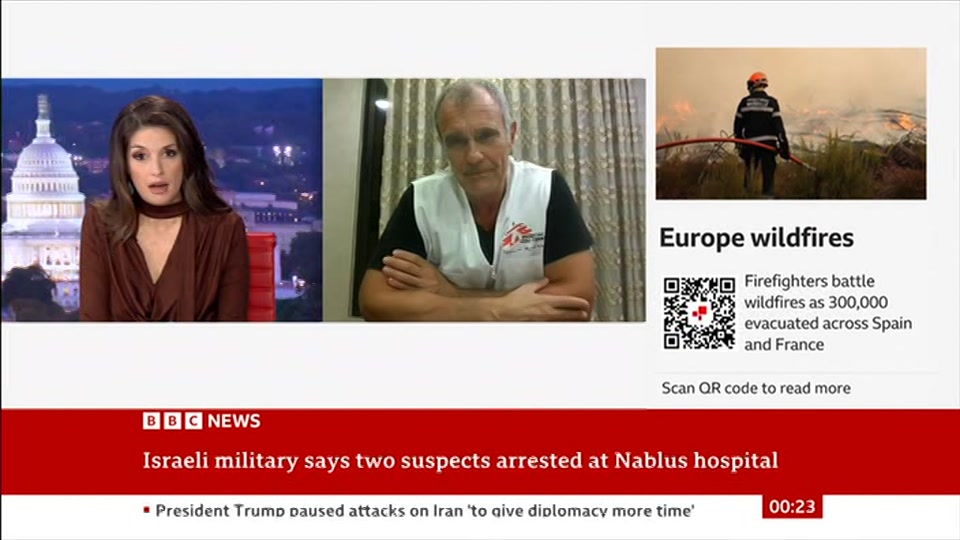 Still from BBC NEWS at 23:00