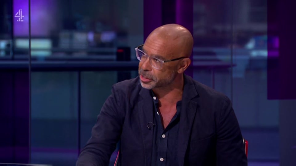 Broadcast still at 45m. Channel 4, Channel 4 News, 27 July 2026.