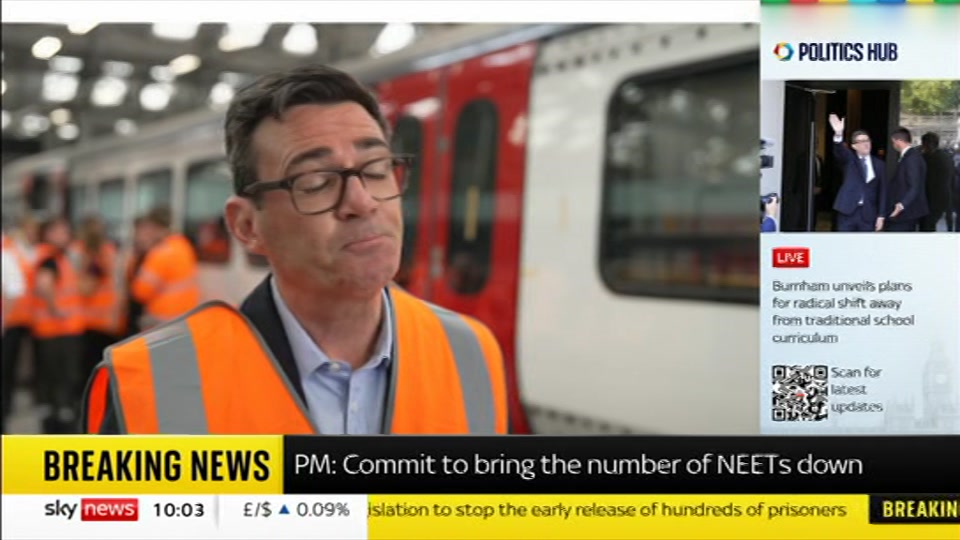 Still from Sky News at 3:00