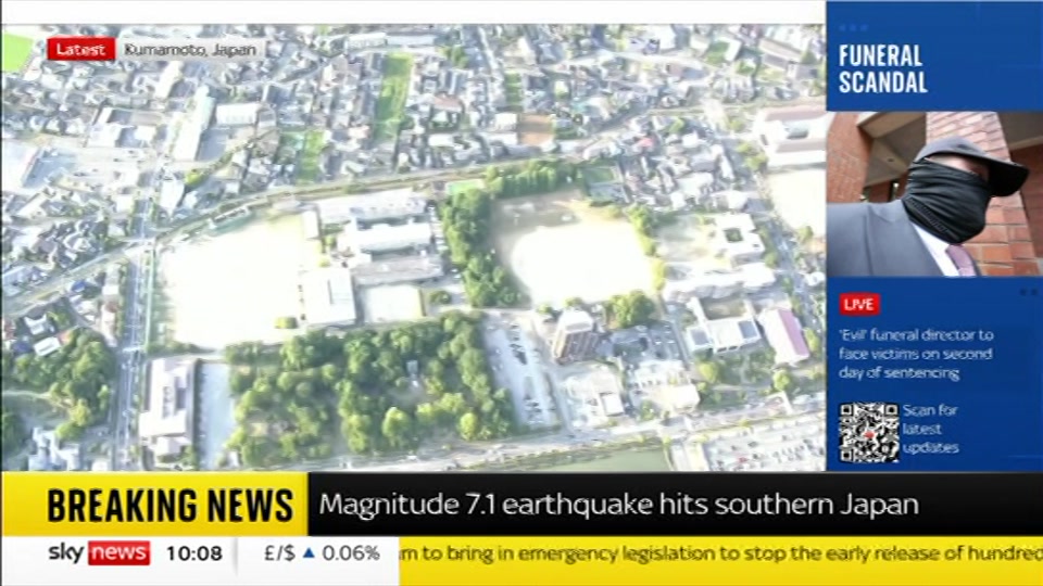 Still from Sky News at 8:00