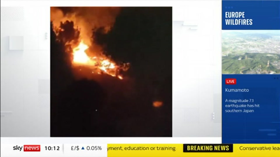 Broadcast still at 12m. Sky News, Sky News Today with Gareth Barlow, 28 July 2026.