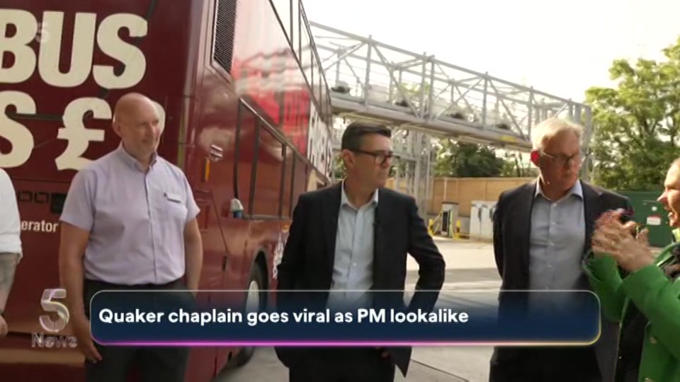 Broadcast still at 46m. 5, 5 News with Dan Walker, 28 July 2026.