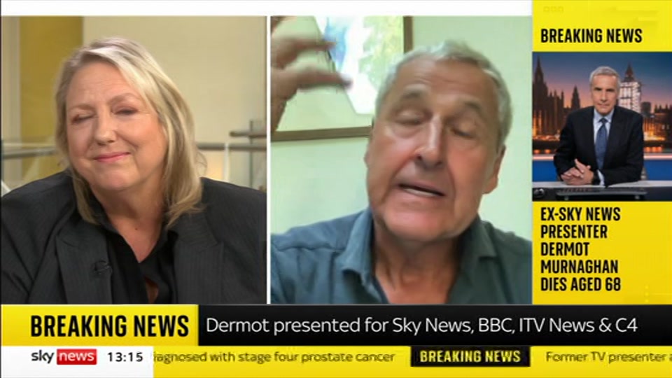 Broadcast still at 15m. Sky News, Sky News Today with Sam Washington, 11 July 2026.