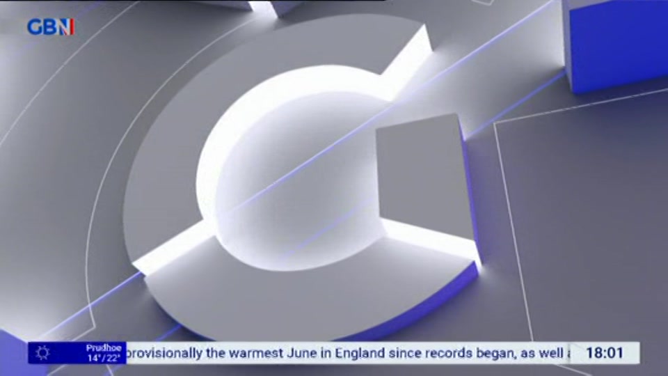 Broadcast still at 2m. GB News, New: Dewbs & Co, 1 July 2026.