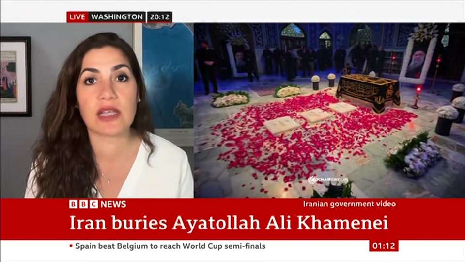 Broadcast still at 12m. BBC NEWS, BBC News, 11 July 2026.