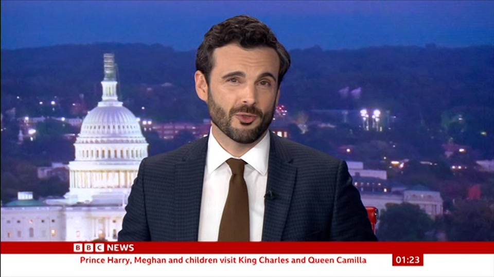 Broadcast still at 23m. BBC NEWS, BBC News, 11 July 2026.