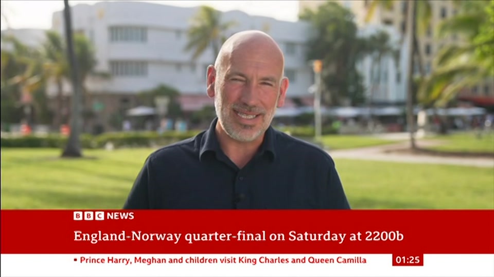 Broadcast still at 25m. BBC NEWS, BBC News, 11 July 2026.