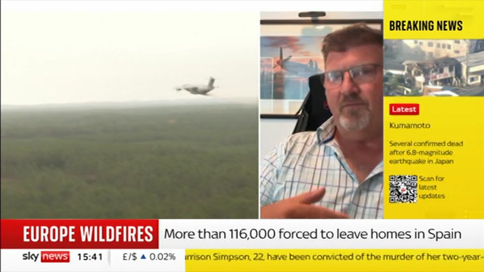 Still from Sky News at 11:00