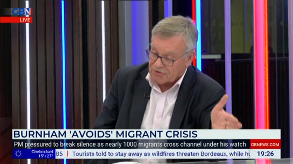 Broadcast still at 26m. GB News, New: GBN Tonight, 29 July 2026.