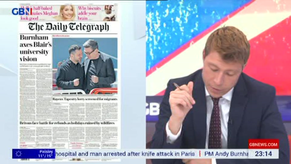 Still from GB News at 14:00
