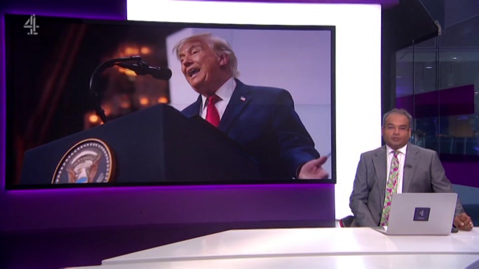 Broadcast still at 47m. Channel 4, Channel 4 News, 1 July 2026.