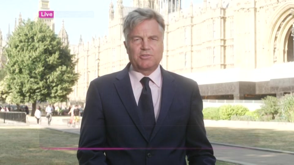 Broadcast still at 4m. 5, 5 News with Dan Walker, 13 July 2026.