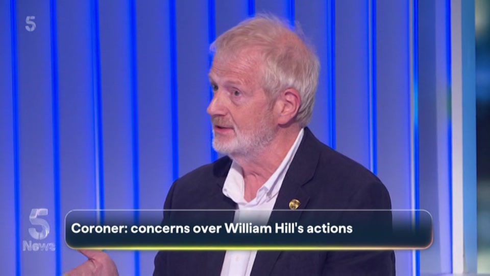 Broadcast still at 36m. 5, 5 News with Dan Walker, 13 July 2026.