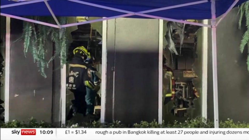 Still from Sky News at 9:00