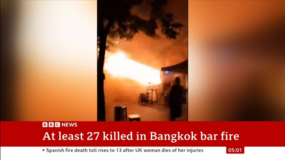 Still from BBC NEWS at 1:00