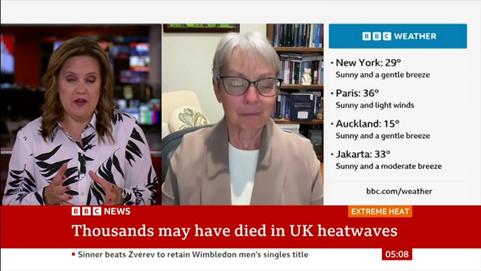 Broadcast still at 8m. BBC NEWS, BBC News, 13 July 2026.
