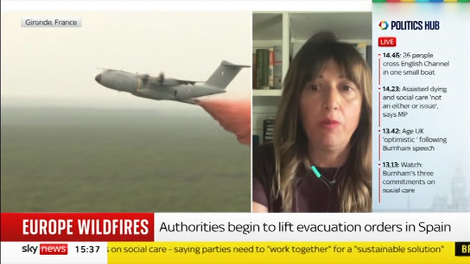 Broadcast still at 7m. Sky News, Sky News Today with Jayne Secker, 30 July 2026.