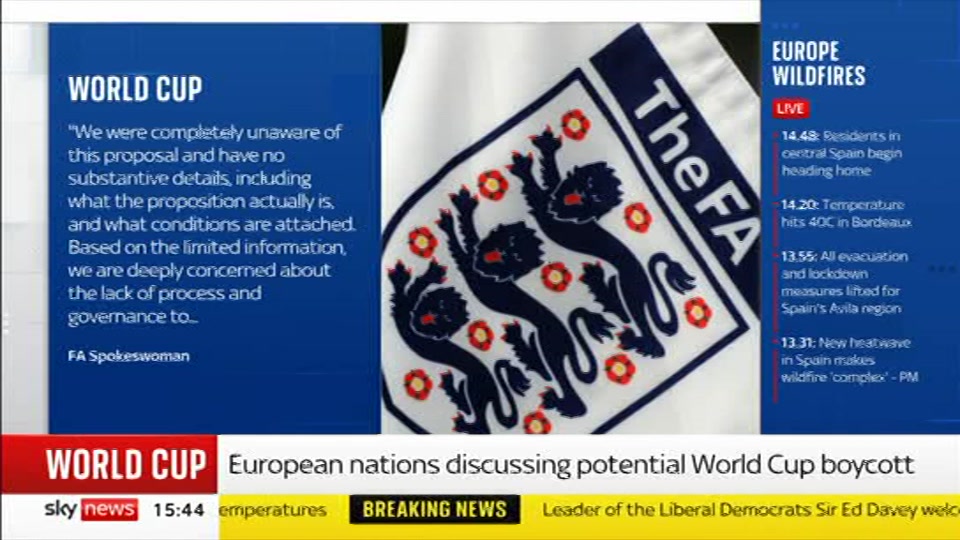 Still from Sky News at 14:00