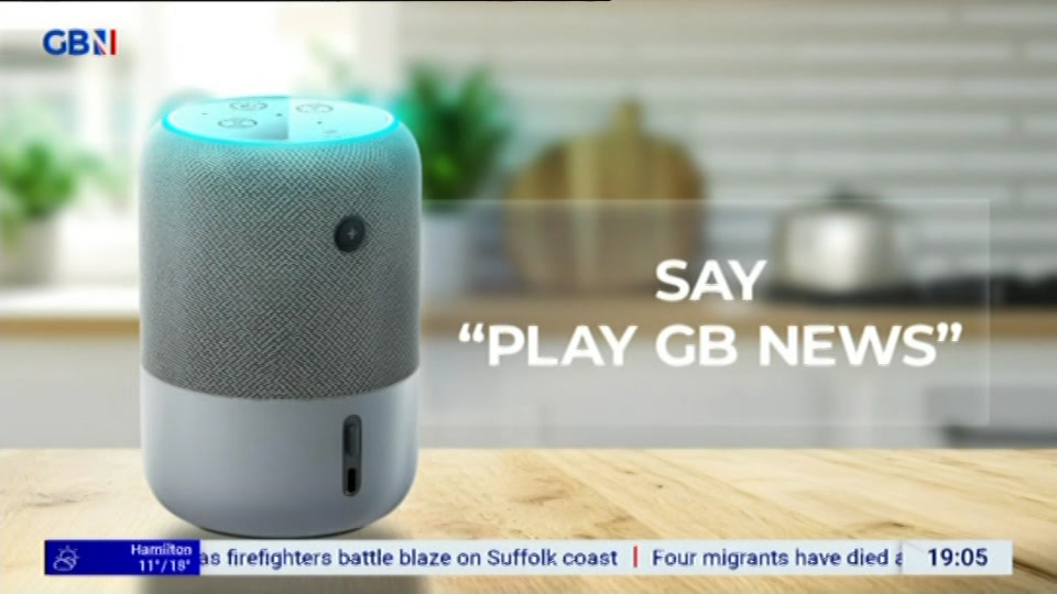 Still from GB News at 5:00