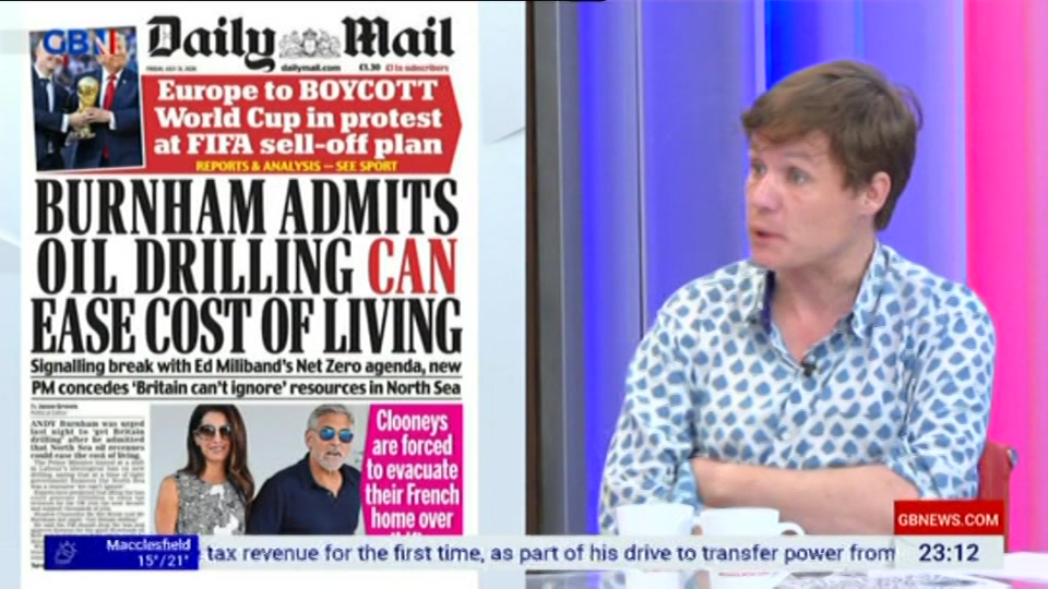 Still from GB News at 12:00