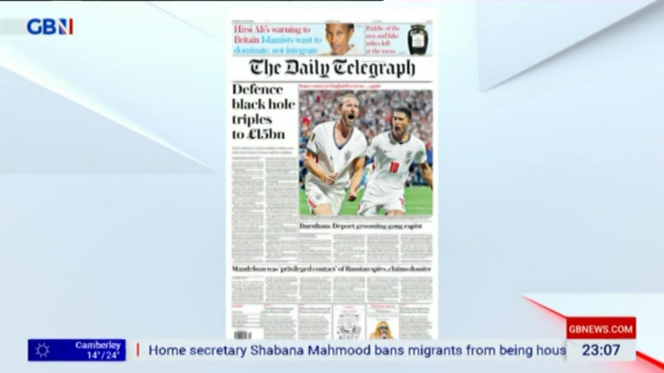 Still from GB News at 8:00