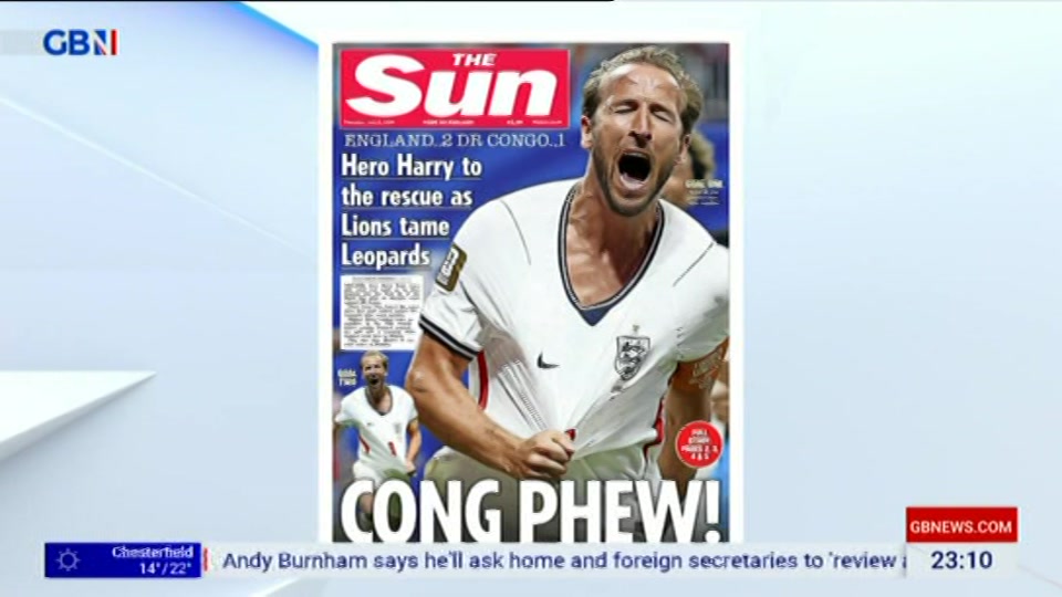 Still from GB News at 11:00