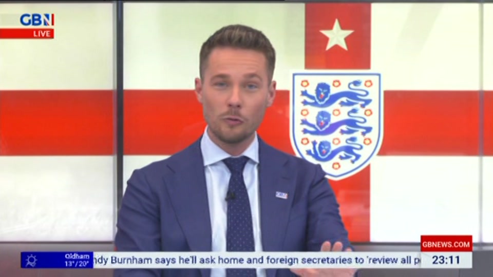 Still from GB News at 12:00