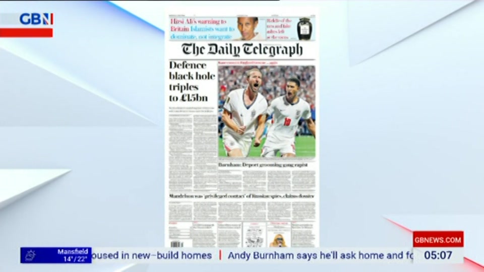 Still from GB News at 8:00