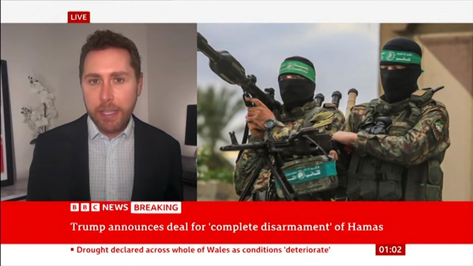 Still from BBC News at 2:00