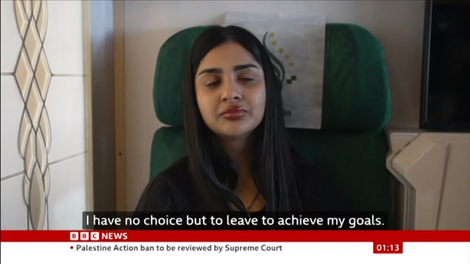 Broadcast still at 13m. BBC NEWS, BBC News, 31 July 2026.