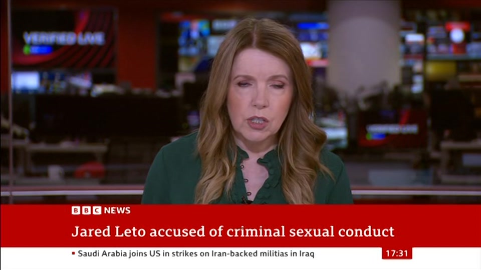 Still from BBC News at 1:00
