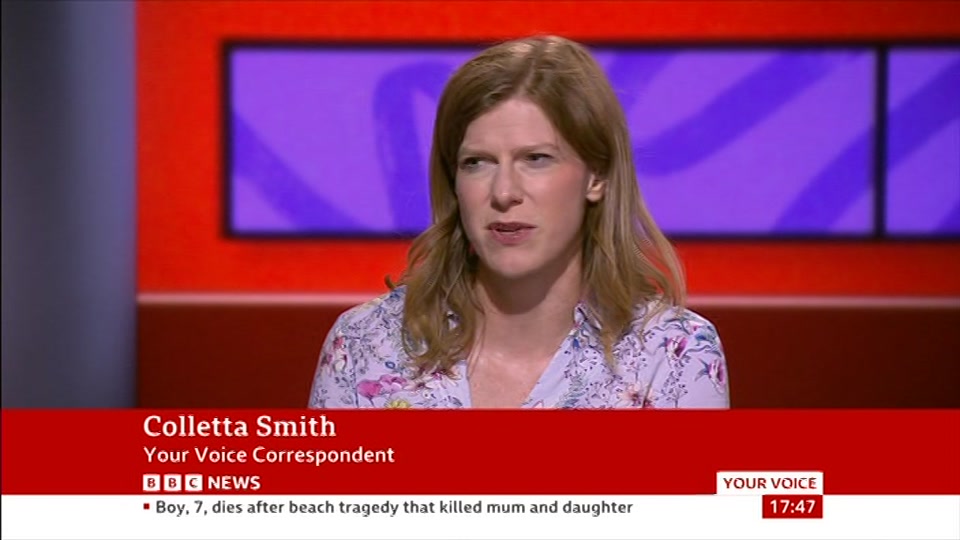 Still from BBC News at 17:00
