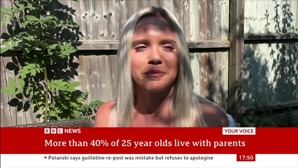 Broadcast still at 20m. BBC NEWS, BBC News, 31 July 2026.