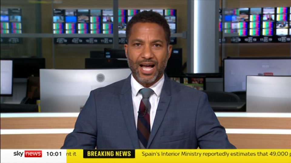 Still from Sky News at 1:00