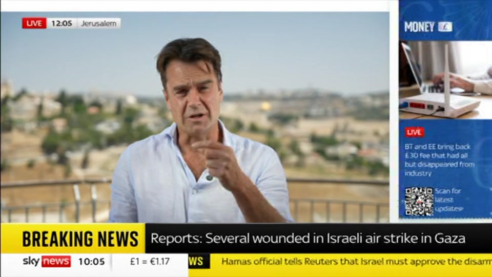 Still from Sky News at 5:00