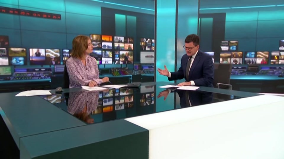 Broadcast still at 14m. ITV1, ITV Lunchtime News, 31 July 2026.