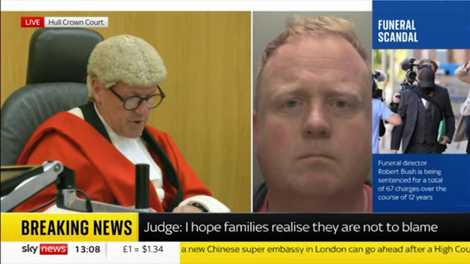 Still from Sky News at 8:00