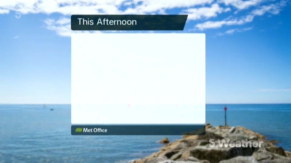 Broadcast still at 2m. 5, 5 News at Lunchtime, 31 July 2026.