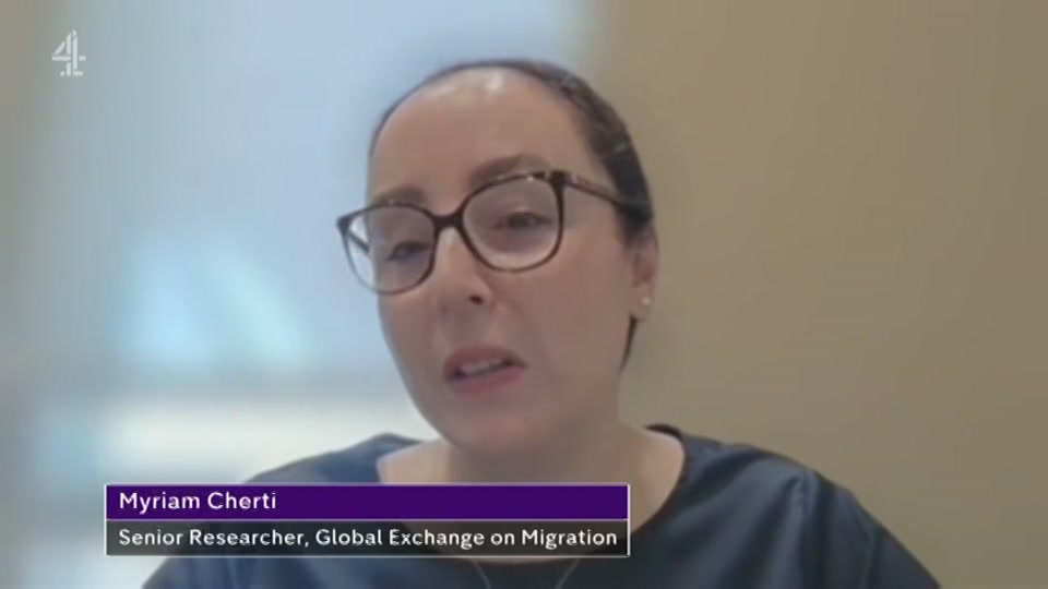 Broadcast still at 5m. Channel 4, Channel 4 News, 31 July 2026.