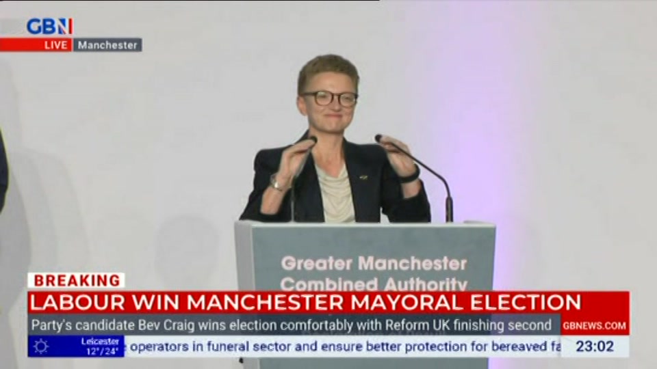 Still from GB News at 2:00